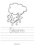 Storm Worksheet