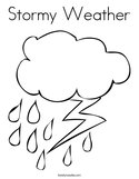 Stormy Weather Coloring Page