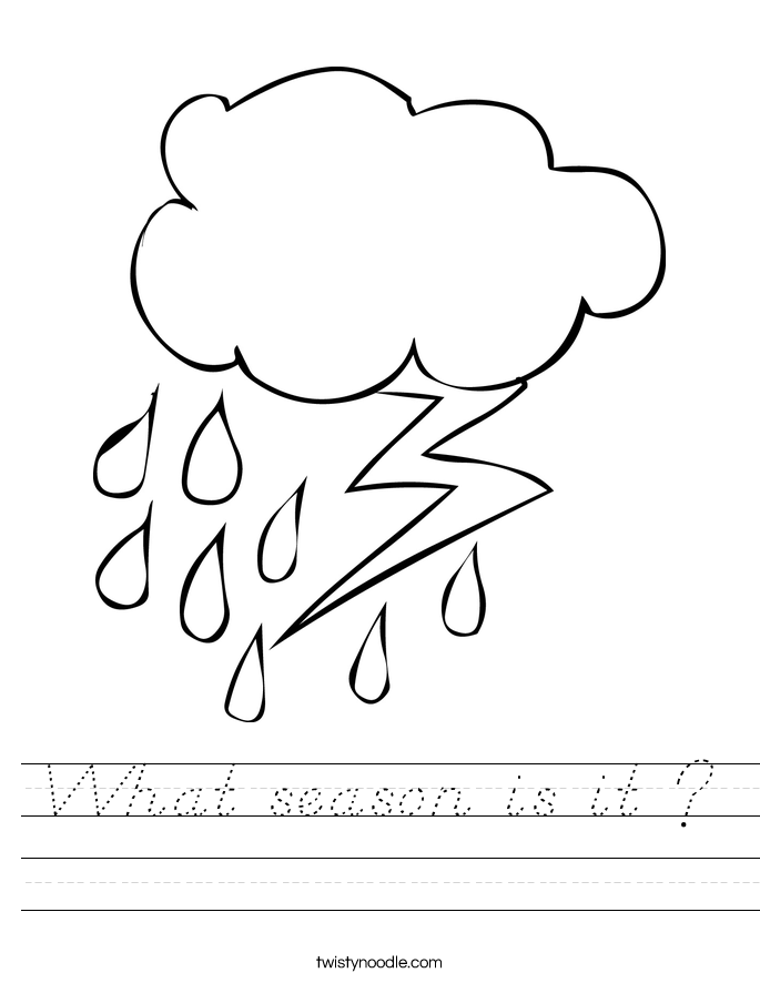 What season is it ? Worksheet
