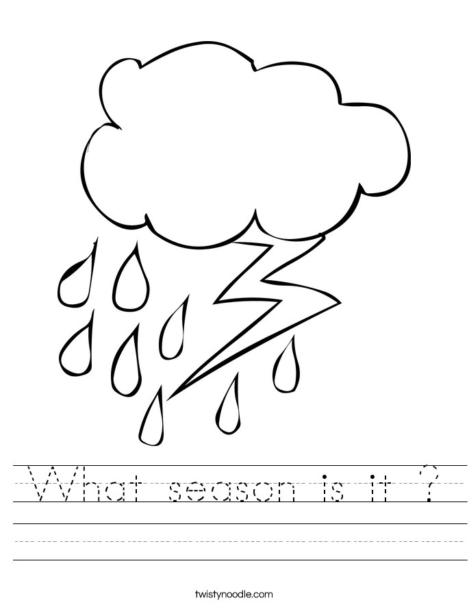 What season is it ? Worksheet