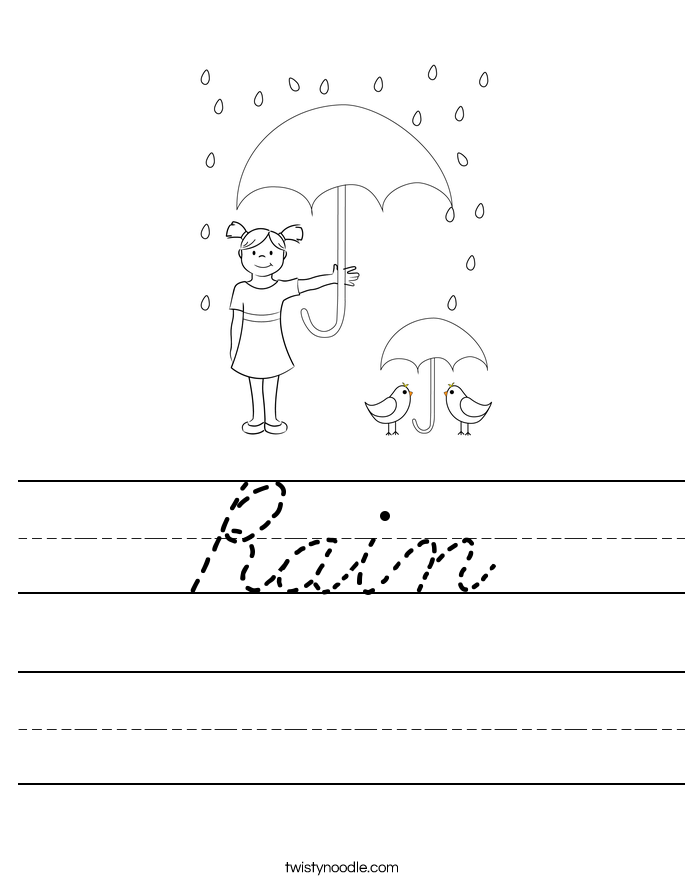 Rain Worksheet