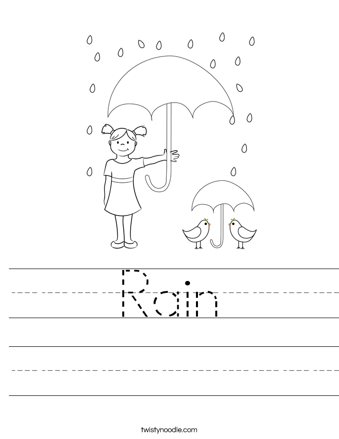 Rain Worksheet