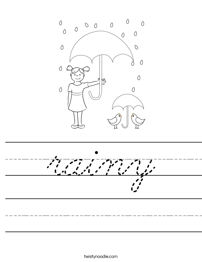 rainy Worksheet