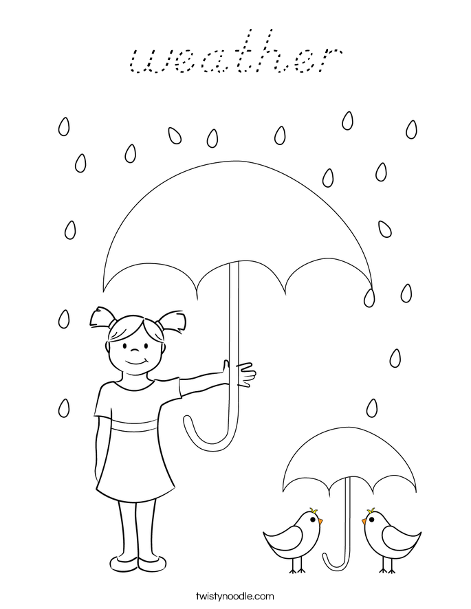 weather Coloring Page