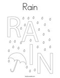 RainColoring Page