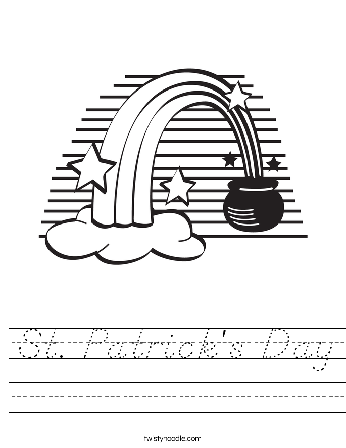 St. Patrick's Day Worksheet