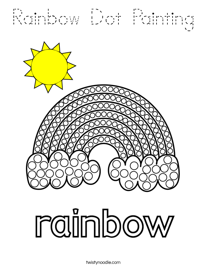 Dot Paint Coloring Sheets Dot Paint Coloring Sheets