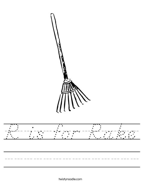 Rake Worksheet