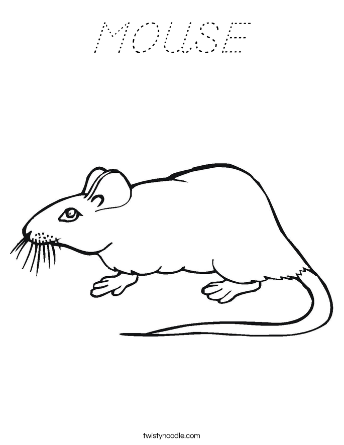 MOUSE Coloring Page