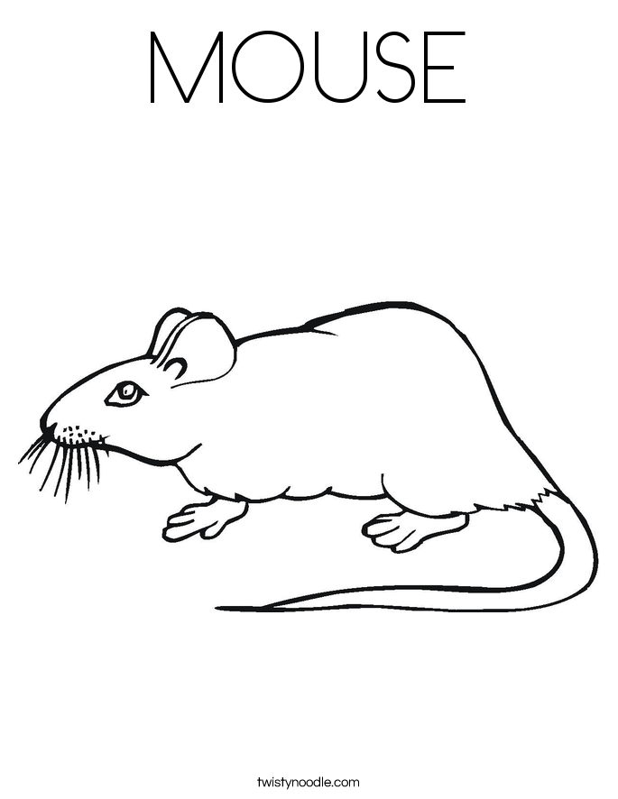 MOUSE Coloring Page