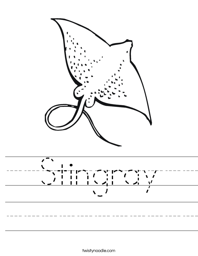 Stingray Worksheet