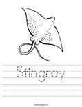 Stingray Worksheet