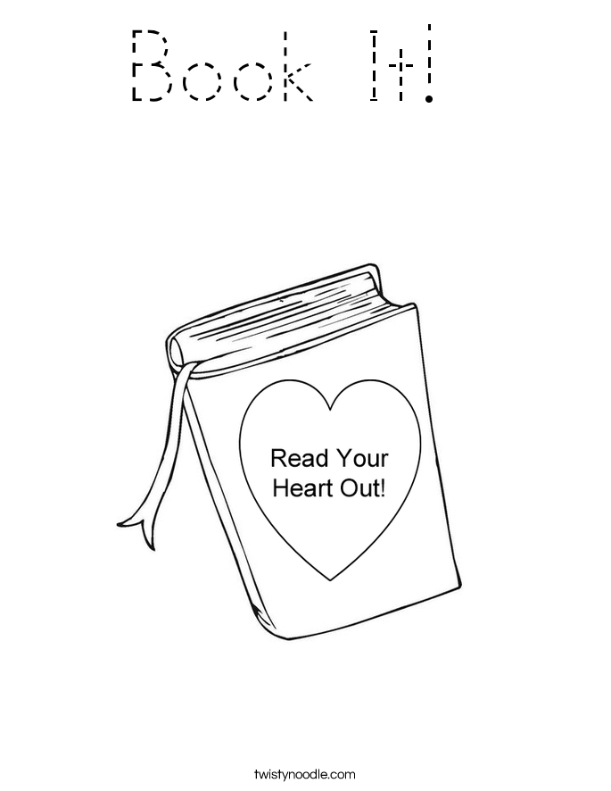 Book It!  Coloring Page