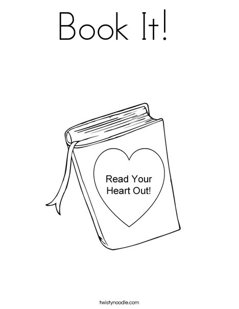 Read your heart out Coloring Page