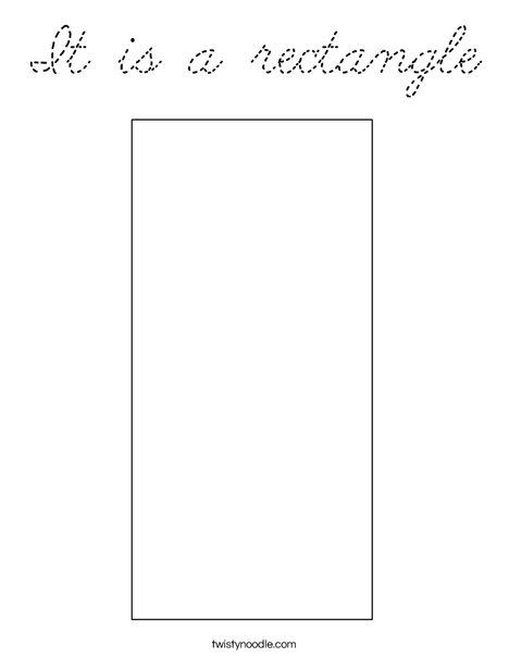 Rectangle Coloring Page