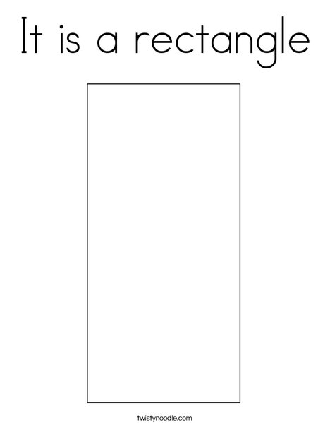 it is a rectangle coloring page  twisty noodle