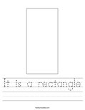 Rectangle Worksheet - Twisty Noodle