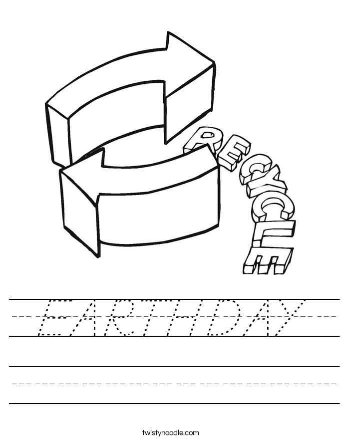 EARTHDAY Worksheet
