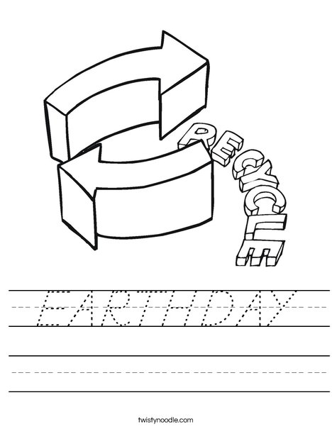 Recycle Worksheet
