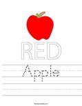 Apple Worksheet