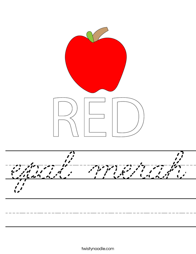 epal merah Worksheet