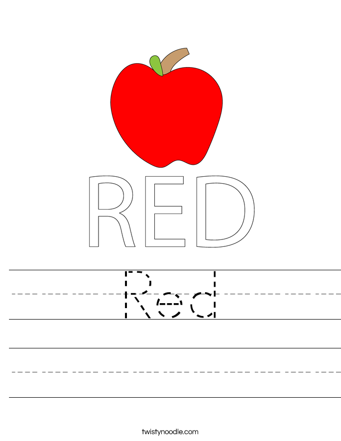 Red Worksheet