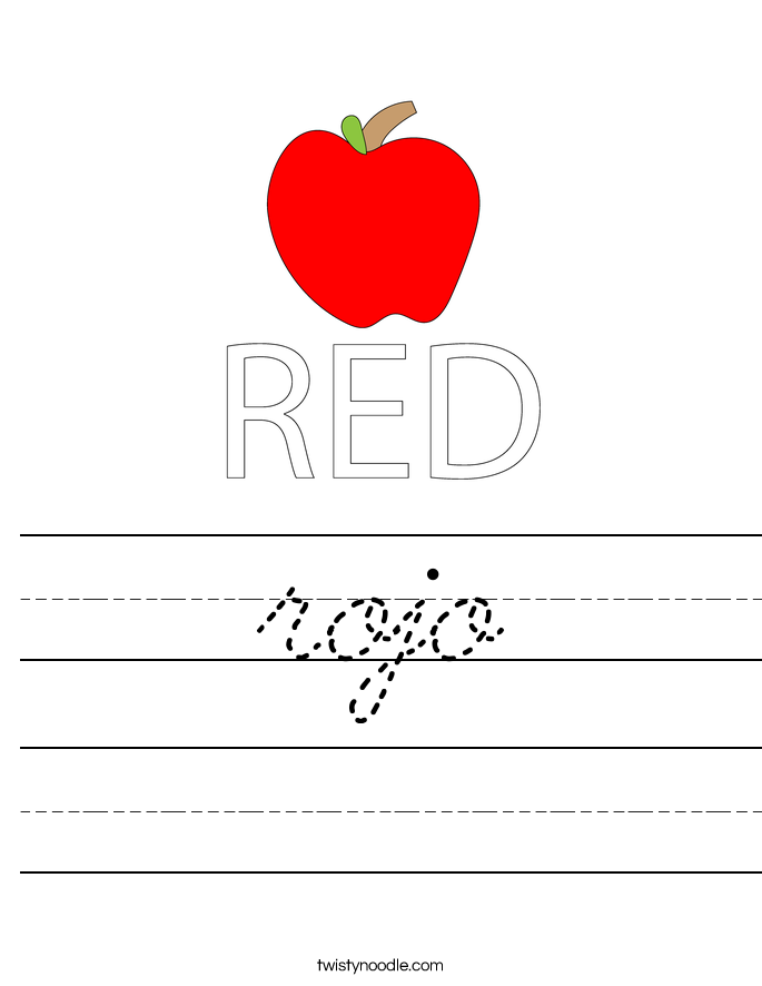 rojo Worksheet