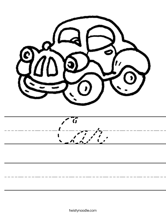 Car Worksheet