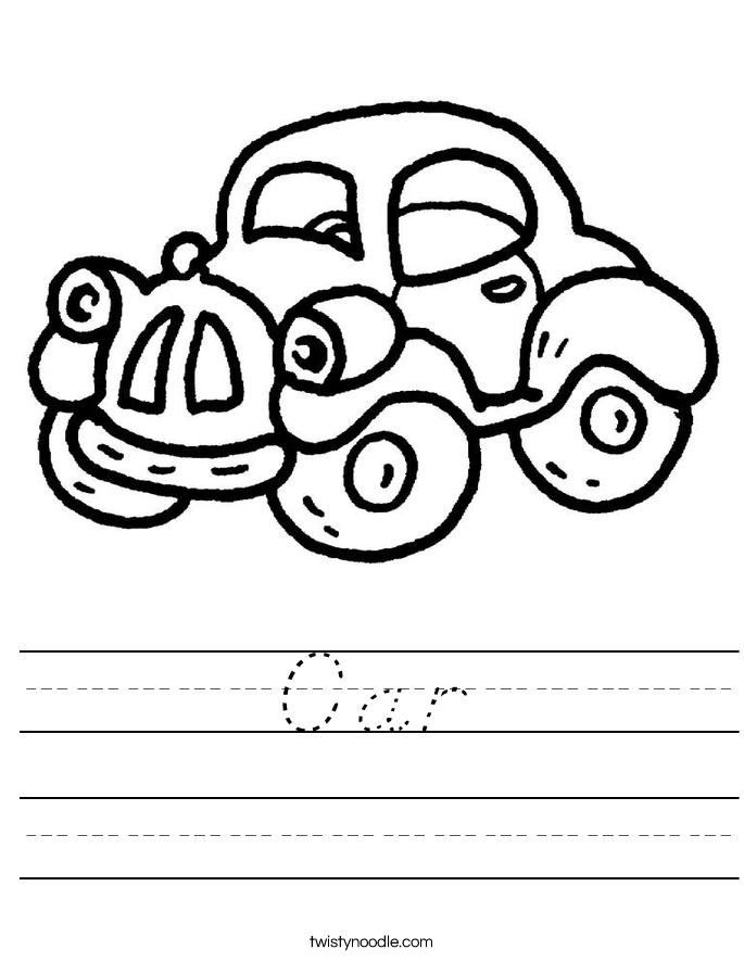 Car Worksheet