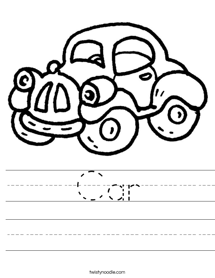 Car Worksheet