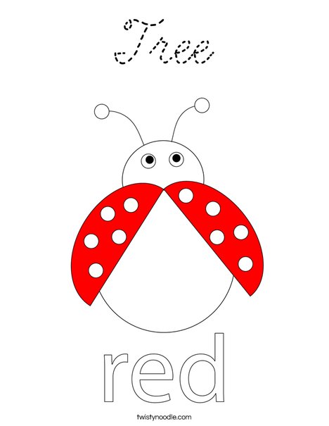 Red Oak Tree Coloring Page