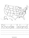Rhode Island Worksheet