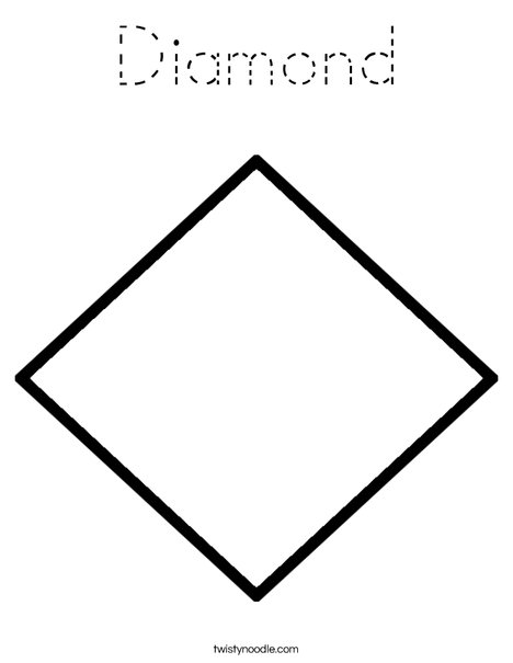 Rhombus Coloring Page