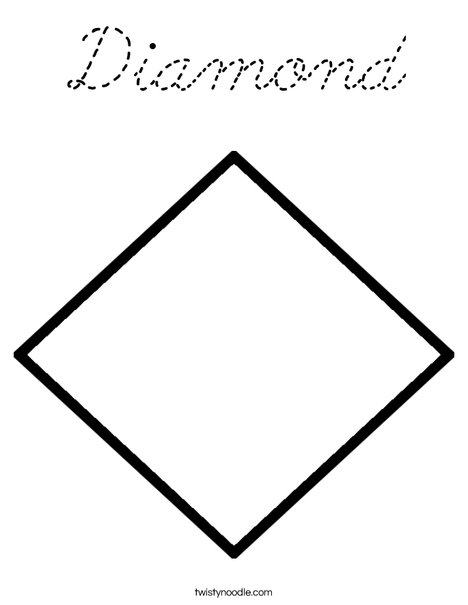 Rhombus Coloring Page