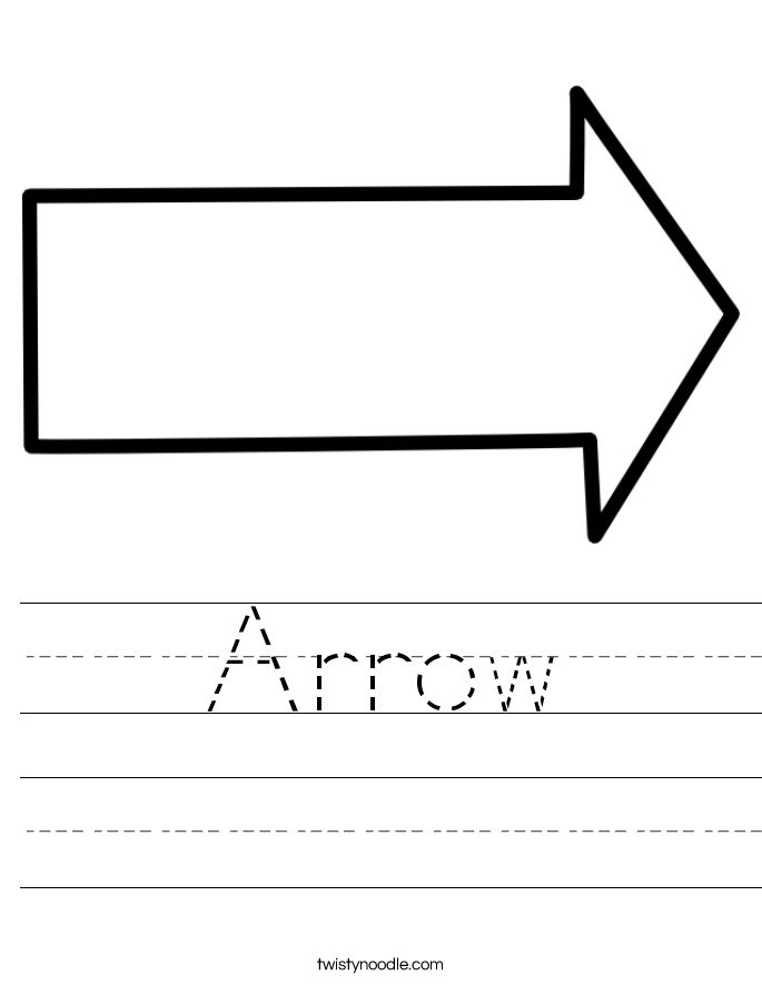 Arrow Worksheet