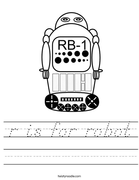 robot 1 Worksheet