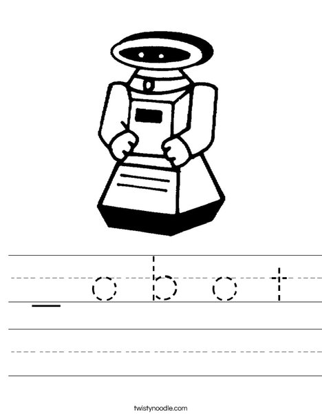Robot Worksheet
