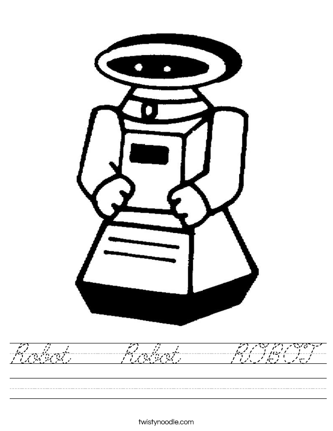 Robot    Robot    ROBOT Worksheet