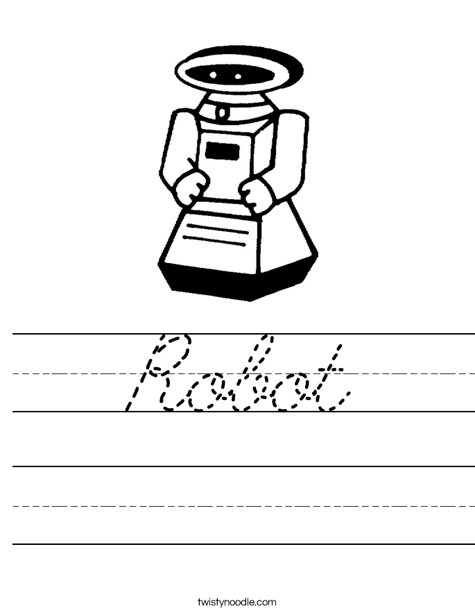 Robot Worksheet