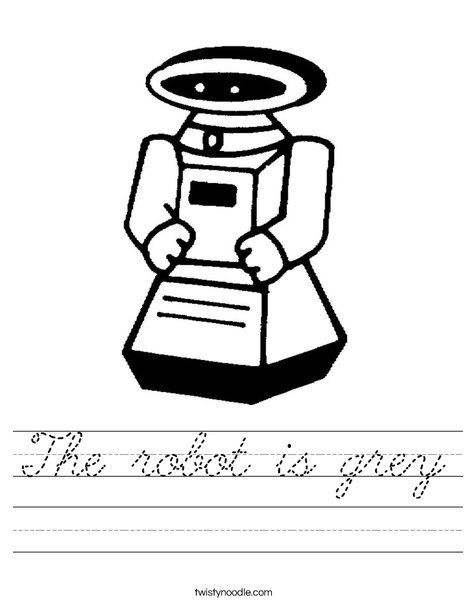 Robot Worksheet