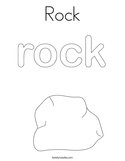 Rock Coloring Page