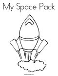 My Space PackColoring Page
