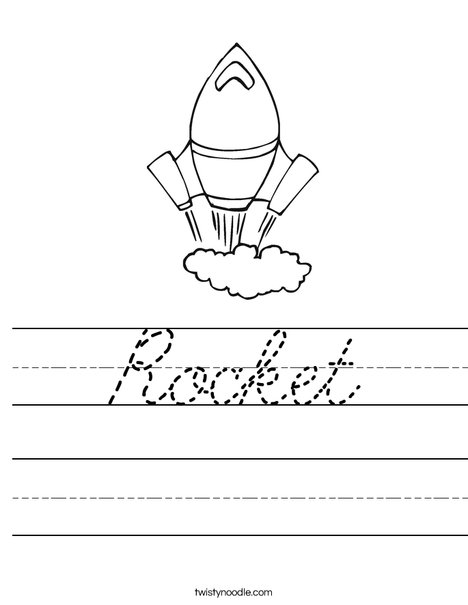 Rocket Worksheet