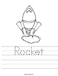 Rocket Worksheet