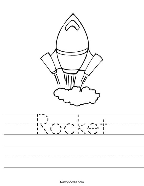 rocket worksheet twisty noodle