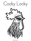 Cocky LockyColoring Page