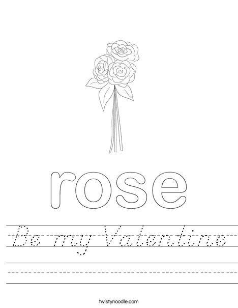 Rose Worksheet