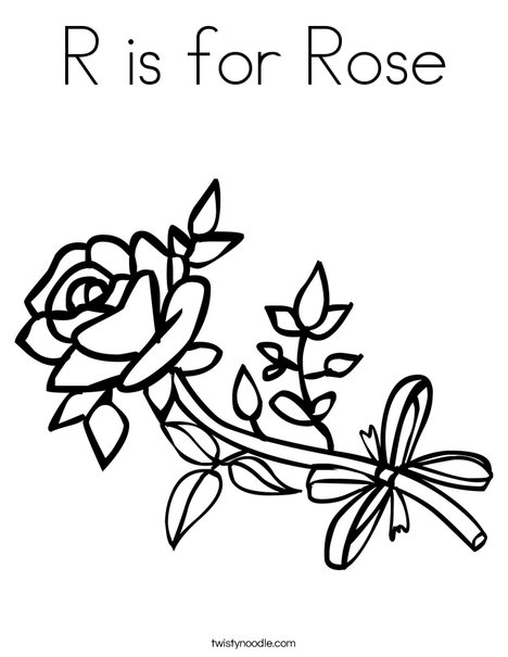 Rose1 Coloring Page