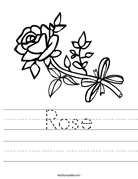 Rose1 Worksheet