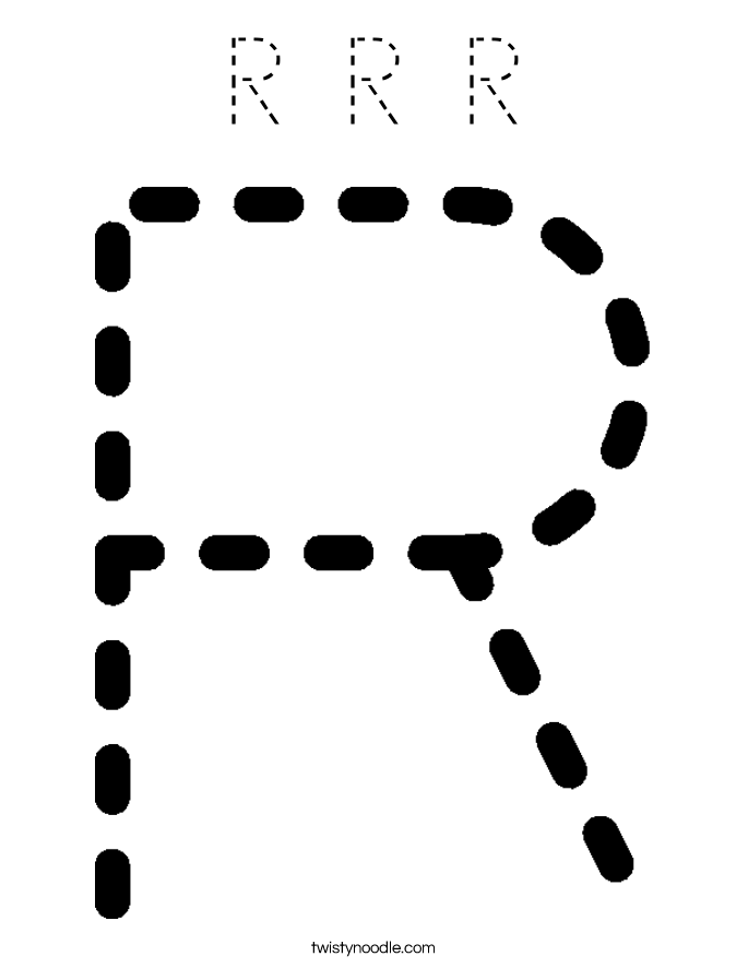 R R R Coloring Page